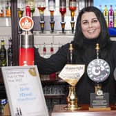 Sally Kennerley runs the New Wheel in Wrenthorpe which has won Wakefield CAMRA Community Pub of the Year. Picture Scott Merrylees
