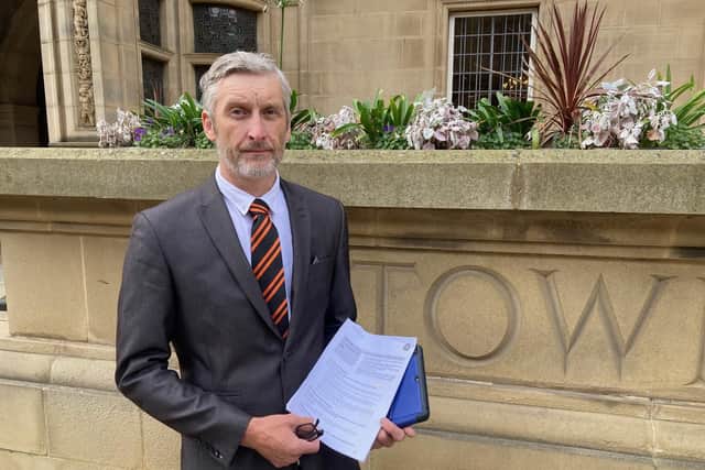 Castleford resident Paul Carr accused Wakefield Council of breaching an historic covenant over plans to build 69 affordable homes on the site of the town's old swimming pool.