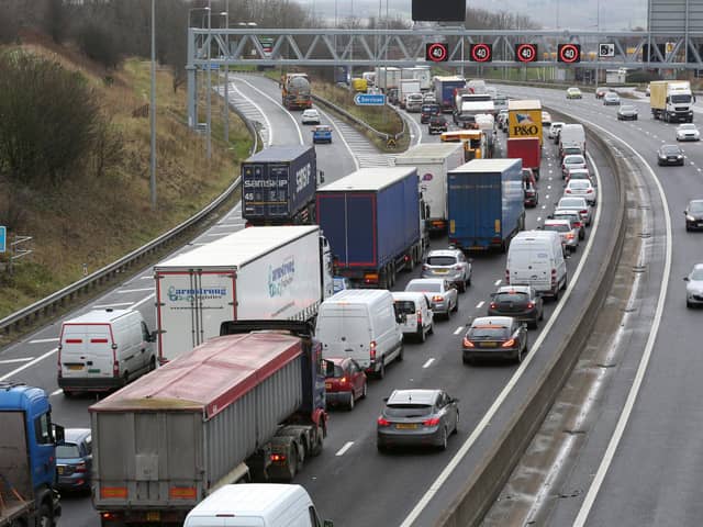 Delays increase on the M62 Eastbound due to earlier jackknifed truck.