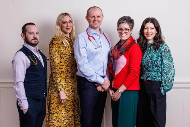 Dr Ben Sinclair and the other GPs and specialists working with him.