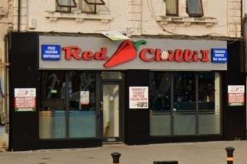 Red Chilli 2 at 148-150 Kirkgate, Wakefield was given a rating of ONE on April 8.
