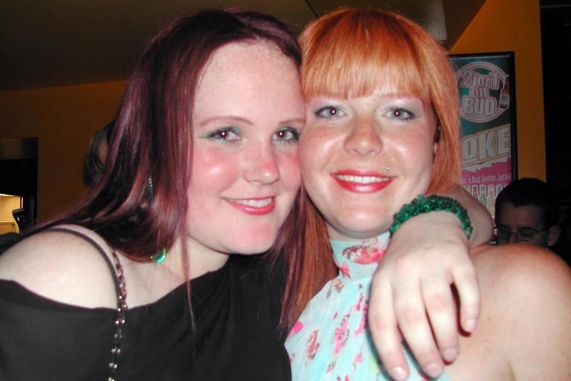 Hollee and Leanne in Reflex in 2004.