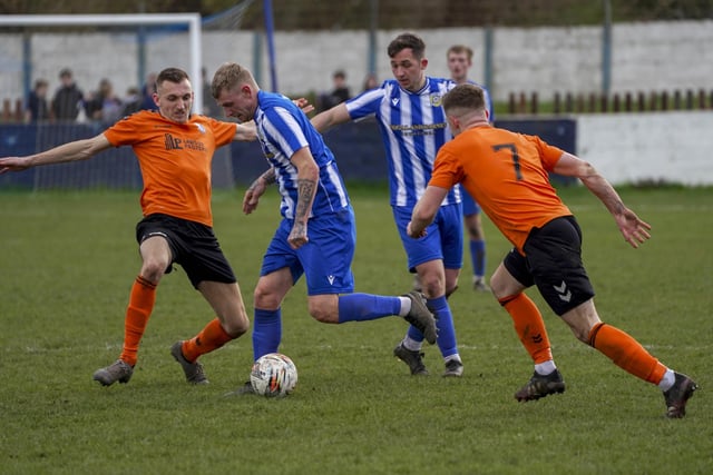 Frickley Athletic on the attack.