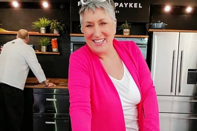 Karen Wright is a baker and television personality from Wakefield. The self taught baker made the final 12 on the ninth season of The Great British Bake Off.