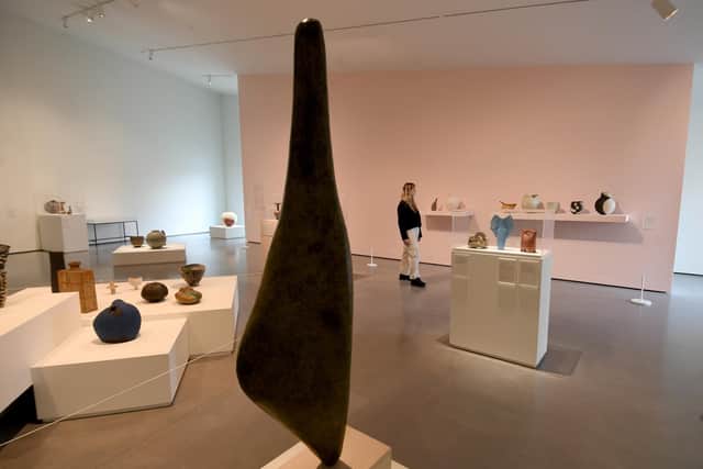 New acquisitions go on display at The Hepworth Wakefield marking 100 years since Wakefield's art collection was established.. Grace Barker is pictured in the exhibition called The Art of the Potter. Picture by Simon Hulme
