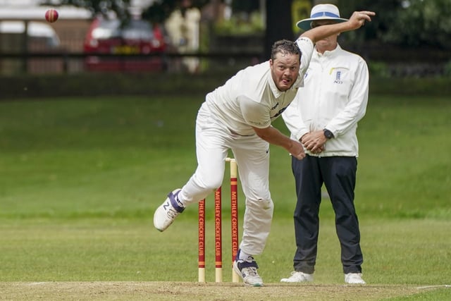 Townville opening bowler Tom Brook claimed 2-25.