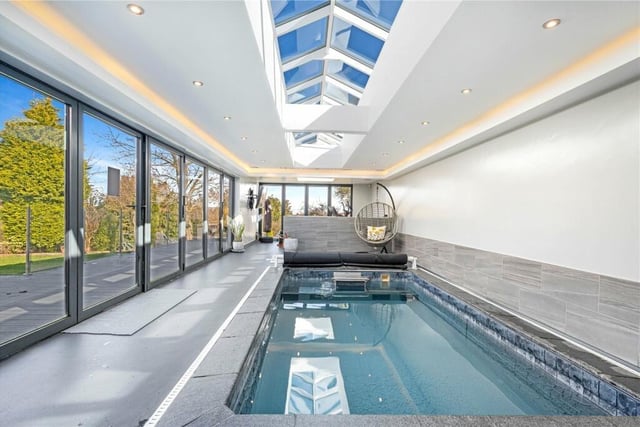 This swimming pool features along with a gym inside the property's leisure complex