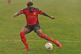 Gibril Bojang scored a spectacular goal for Horbury Town against Armthorpe Welfare.