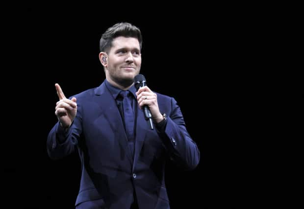 Singer/songwriter Michael Buble is heading for Leeds First Direct Arena