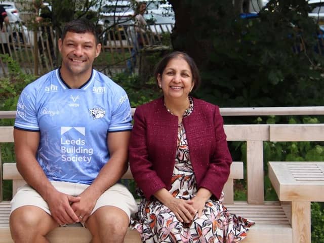 Ryan Hall with Dr Agam Jung.