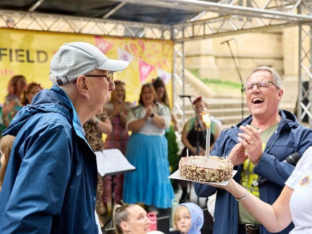 Peter Spawforth who was the chief planning officer for Wakefield Council and original architect for the Ridings celebrates his 90th birthday