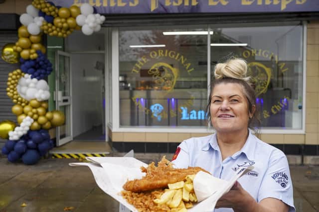 Amanda Piper has reopened Lanes Fish & Chips on Chequerfield in Pontefract.