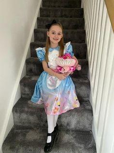 Claire Louise Jackson shared a photo of Isla Rose, aged seven, as Alice in Wonderland.
