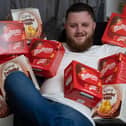 Ash Kean, 29 of Castleford, lives on a diet of Easter egg chocolate all year round.