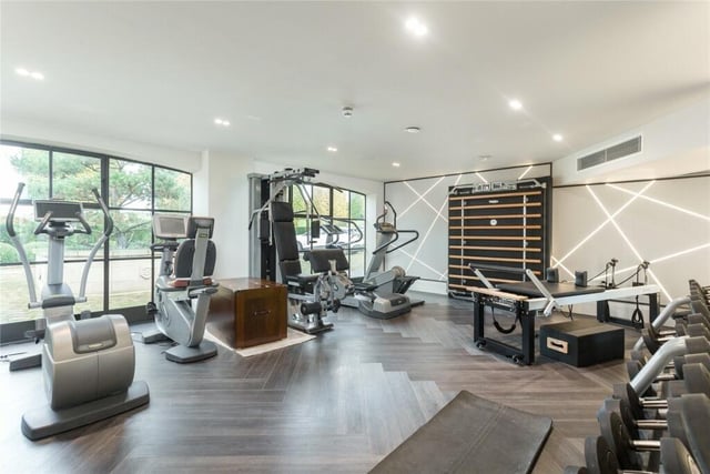 The home gym - with air conditioning.