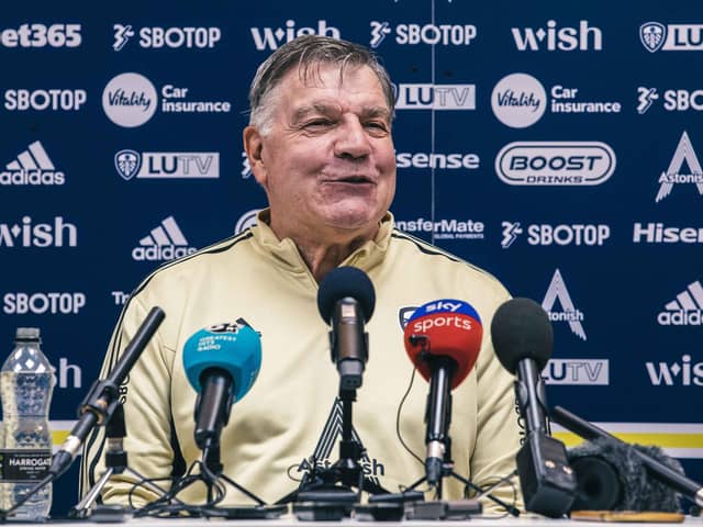 Sam Allardyce faced the press after his announcement as the new Leeds United head coach until the end of the 2022-23 season.
