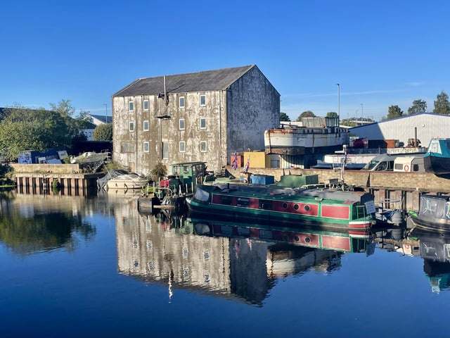 Gorgeous blue reflections on the River Calder, captured by Steve Turner.