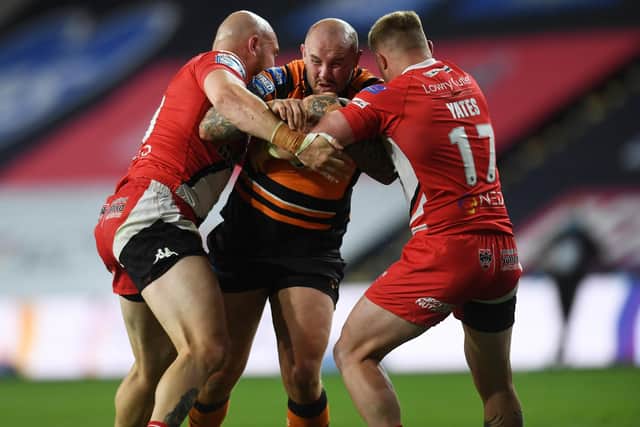 Nathan Massey's testimonial match will see Castleford Tigers take on Huddersfield Giants on Sunday.