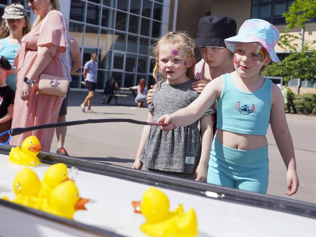 Hook-a-duck at the Horbury Churches Family Fun Day. Picture Scott Merrylees.