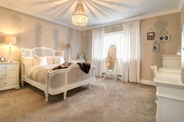 The master bedroom is a great size and also has its own walk in wardrobe.