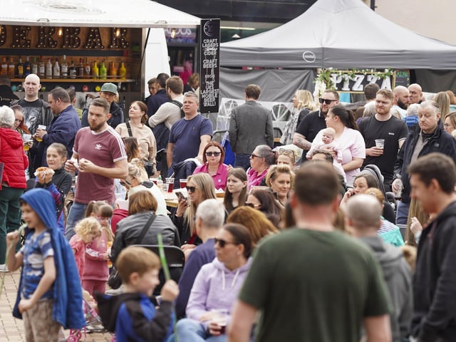 Nine food trucks offering anything from burgers to Japanese bao buns were on offer.