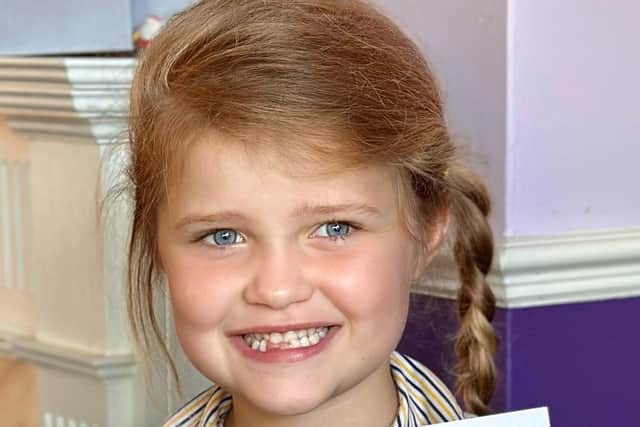 Lucy Rochford, age 6, won a national accolade for her poster that raises awareness on carbon monoxide poisoning.