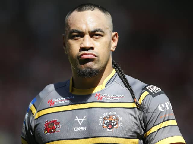 Mahe Fonua was an ever present for Lee Radford's Castleford Tigers side in 2022. Picture: Ed Sykes/SWpix.com