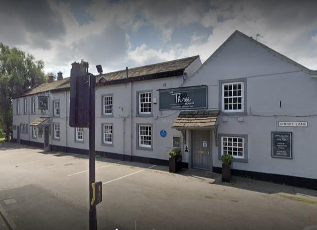 The Three Houses on Barnsley Road has 4.1 stars from 419 reviews.