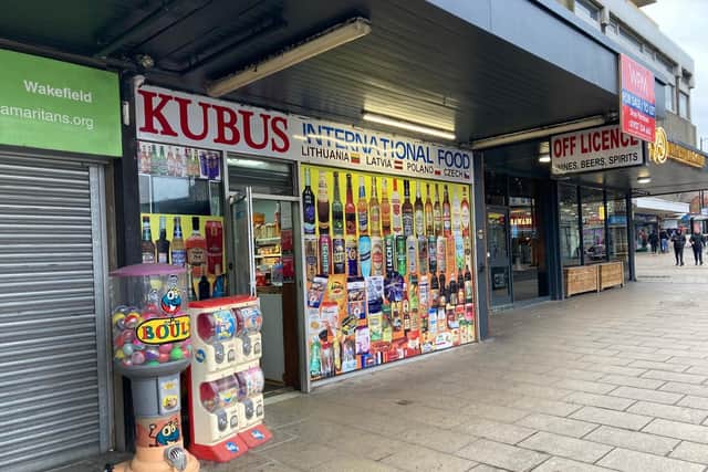 The discovery was made at Kubus International Food Store, on Kirkgate, during a day of action by police and trading standards officers.