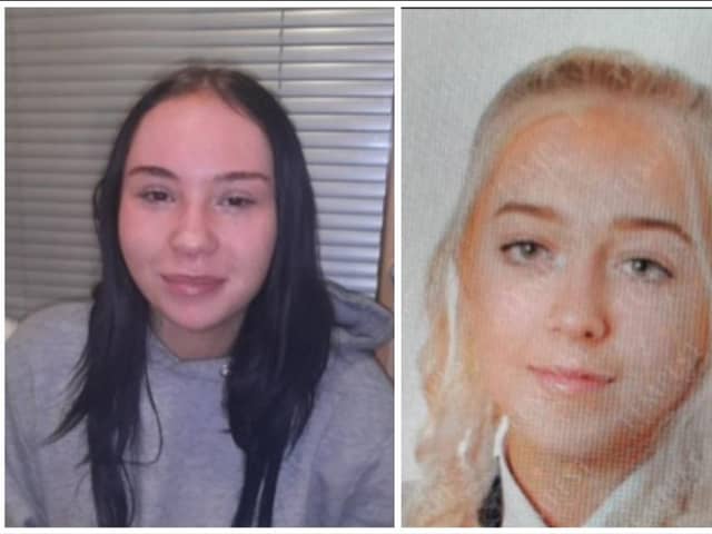 Hollie Hewlett and Chloe Cahill are both 16 and missing from home.