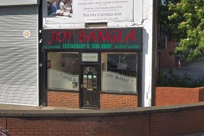 Joy Bangla on Bridge Street, Castleford, has 4.4 stars and 211 reviews.