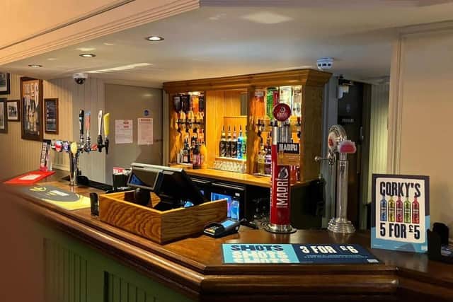 There are two new bar areas, brand new furniture, flooring, fixtures and fittings throughout.