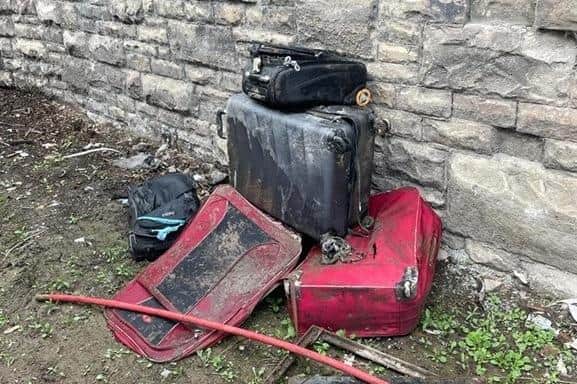 Yorkshire Water’s customer field services attended Albion Mills and found a cover had been removed and four suitcases had been pushed into the network, causing wastewater to back up and be discharged via the overflow.