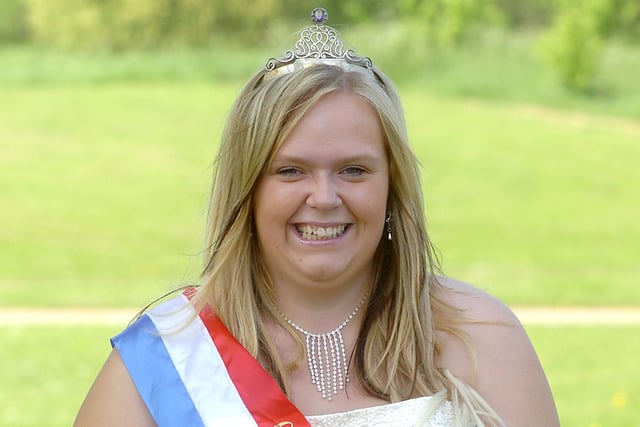 May Queen Natalie West is photographed at the 2007 Gawthorpe Maypole Procession.