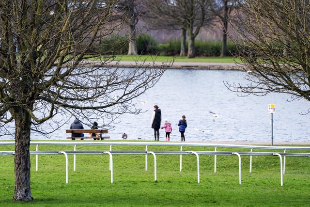 Pontefract Park offers visitors the chance to enjoy a leisurely stroll or a quick jog.