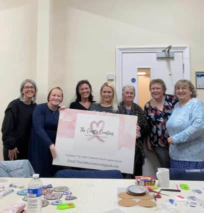 Claire Stewart launched her cancer support craft session group, Craft Creatives, earlier this year.