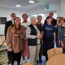 Wakefield Hospice staff, Books and Bistro staff and Walton Community Library trustees