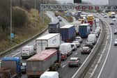 Severe delays of 16 minutes are increasing on the M62 Eastbound between J24 and J27 this morning (Tuesday).