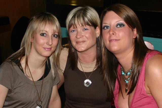Claire, Jenny and Helen in 2005.