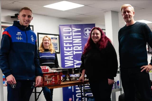 Wakefield Trinity Community Foundation raised over £3,000 through their Trinity Under the Stars project to go towards helping the homeless in Wakefield.