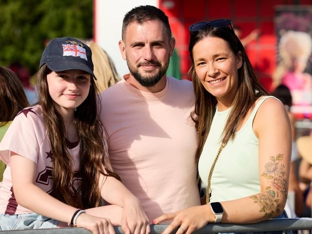 Ali Horbury, Mark Horbury and Sophie Boyle.