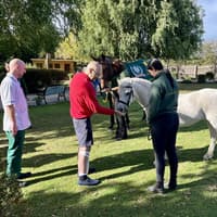 Un-foal-gettable: Patients enjoy special horse visit at The Prince of Wales Hospice
