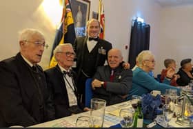 Members of the Castleford and District Naval Association' at a Burns night celebration
