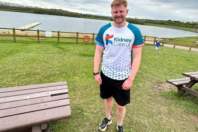 George Oldroyd, from Ossett, will participate in this year's London Marathon.