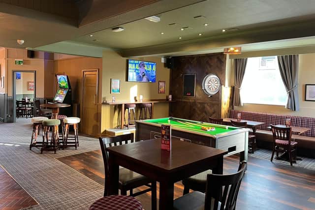 Customers will get to enjoy a brand-new pool table and big TV screens as part of the changes