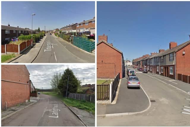 All three incidents at Trueman Way, Wesley Street and Langthwaite Lane, are being treated as targeted attacks.