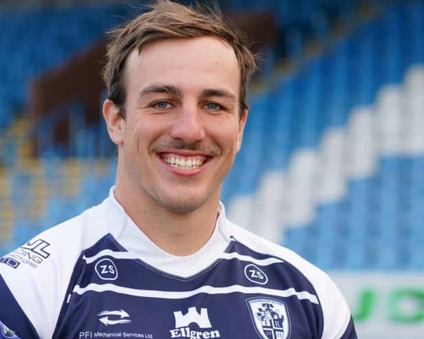 New Featherstone Rovers signing Jayden Tanner.