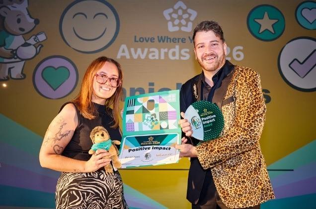 The Positive Impact award winner was Daniel Miles. Finalists were Shirley Fearnley and Akhona Ndudane.