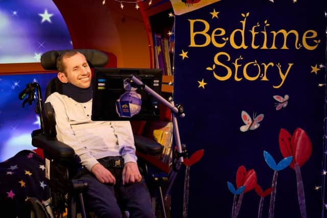 Rob appears on CBeebies on the International Day of Persons with Disabilities