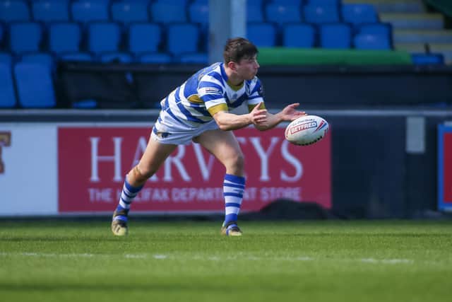 James Saltonstall scored two tries at York Knights, but they weren't enough to secure a victory. (Photo credit: Simon Hall)